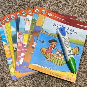 Leap Frog LeapReader Book Set with Green Pen